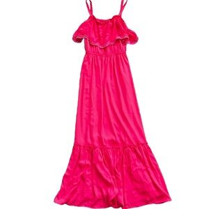LILLY PULITZER Adia Maxi Love Potion Pink Maxi Dress Size Small Feminine Pretty